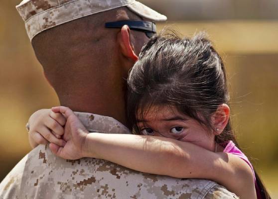 military dad borrower with daughter